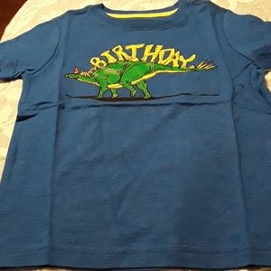 Nwt Dino Happy birthday tshirt